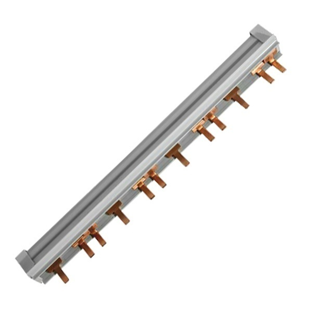 Гребенчатая шина PS3/12 3-полюсная (L1 L2 L3) 12 модулей 63А ABB 2CDL230001R1012