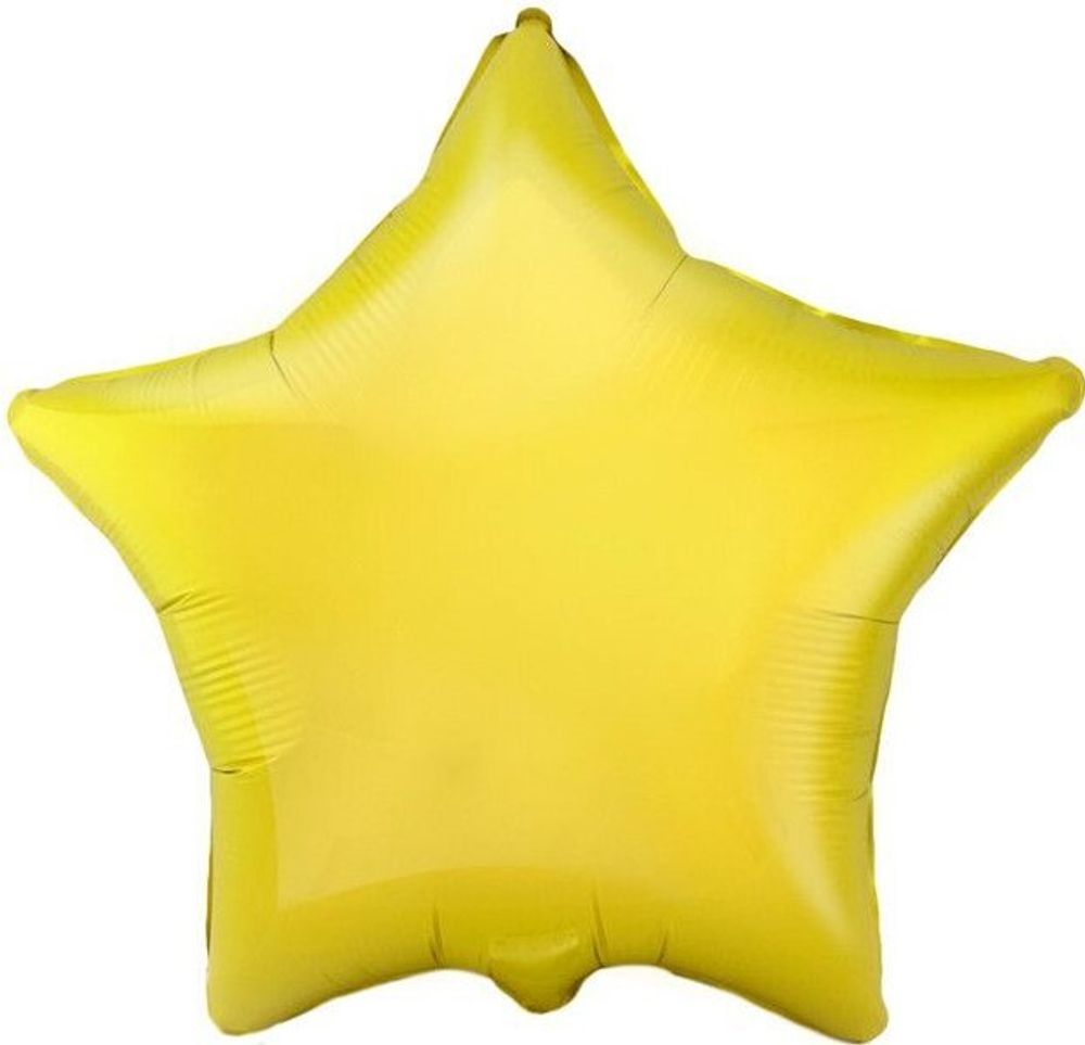 FM (18&#39;&#39;/46 см) Звезда, Жёлтый / Yellow / 1 шт