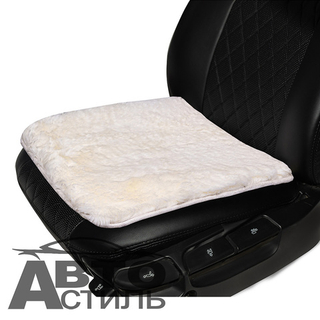 Накидка сидения МЕХ иск - нижняя Coolpart (1шт) -  JJ-42-WT -Мех белый