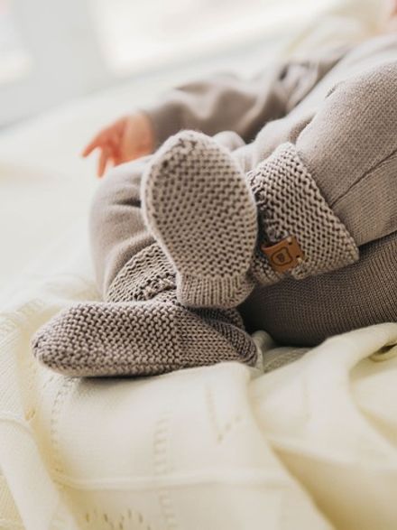 Носочки вязаные "Какао" 0+
