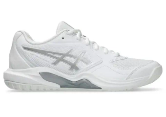 Женские Кроссовки теннисные Asics Gel-Dedicate 9 - white/pure silver