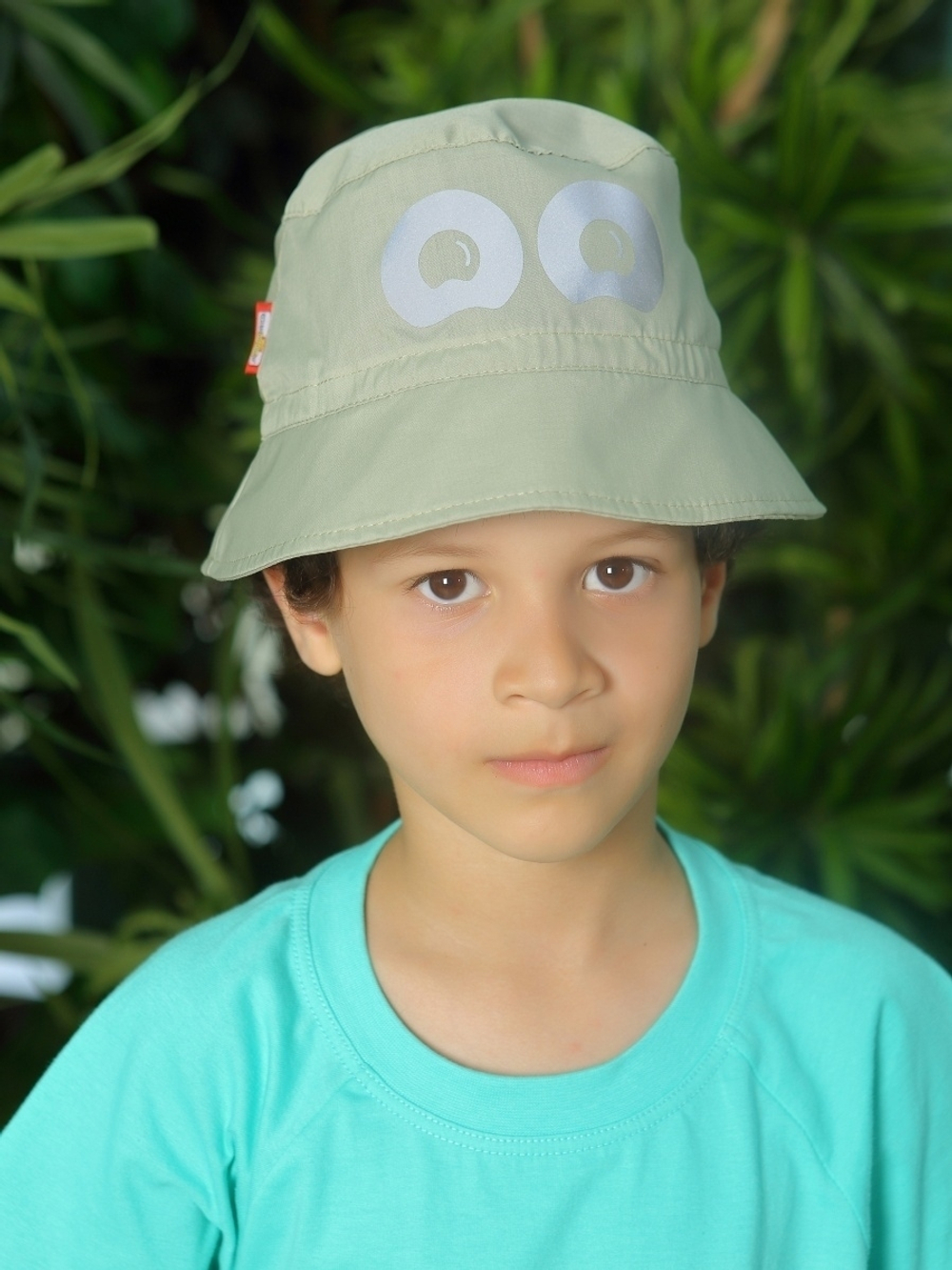 Панама детская солнцезащитная для девочек и мальчиков со светоотражающим эффектом CROOT