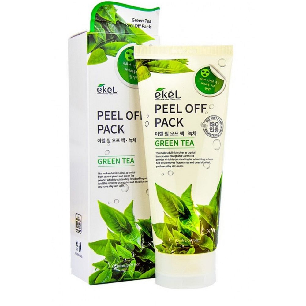 Ekel Green Tea Peel Off Pack маска-пленка с экстрактом зеленого чая