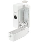 Дозатор двойной 2 х 0,3 л для жидкого мыла/шампуня/геля LAIMA PREMIUM, НАЛИВНОЙ, белый, ABS-пластик, 609499