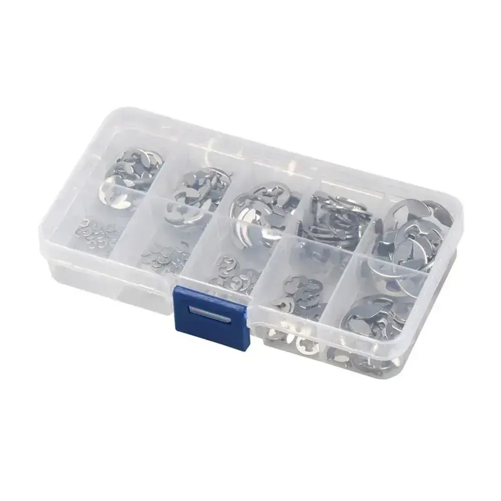 Стопорные кольца набор 1.5-10 мм (200 шт) внутренние и наружные