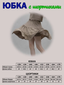 Юбка для девочки летняя с воланами ярусная