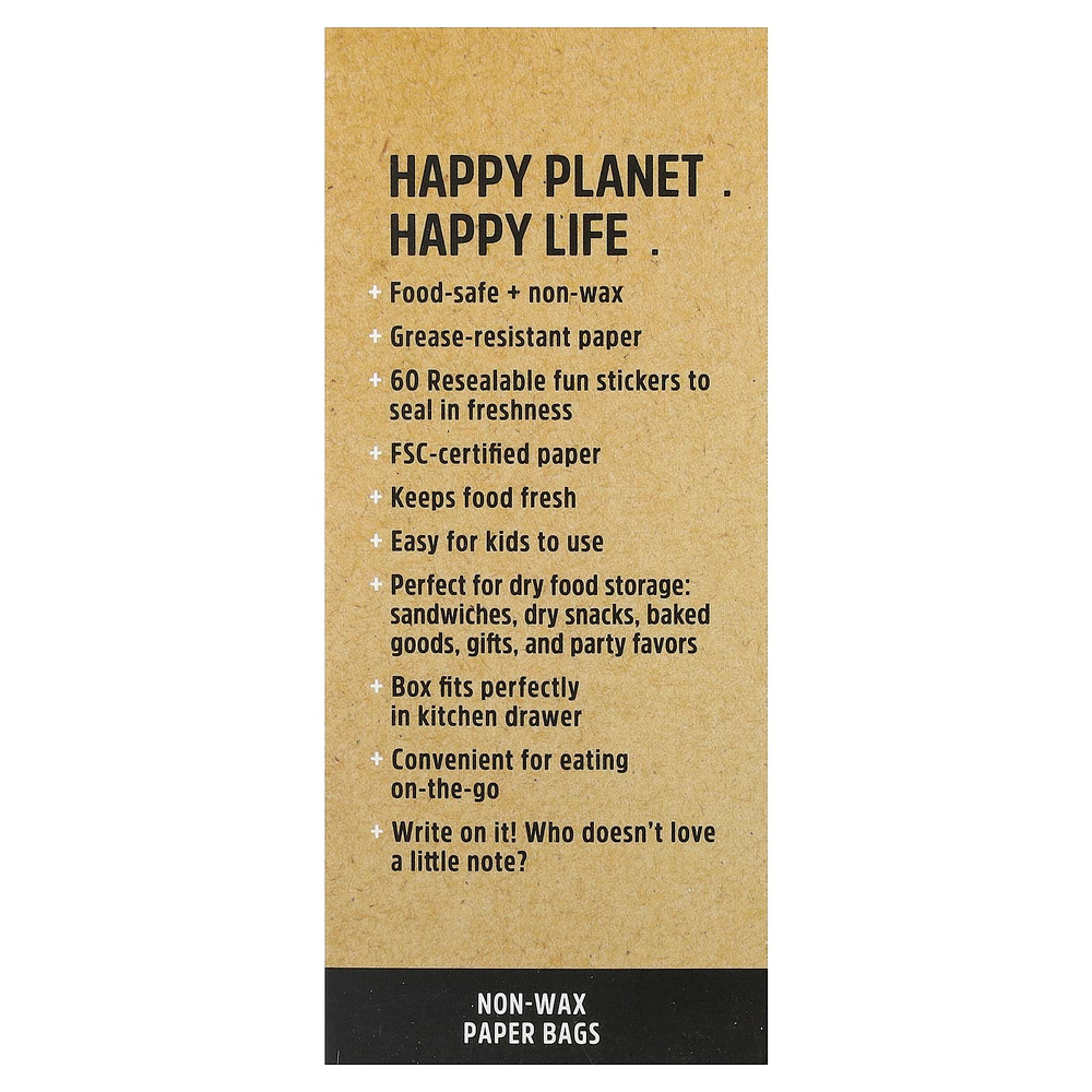 Lunchskins, бумажные пакеты для сэндвичей, со вкусом авокадо, 50 шт.