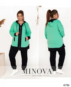 Костюм 17-228-синий-ментол Minova