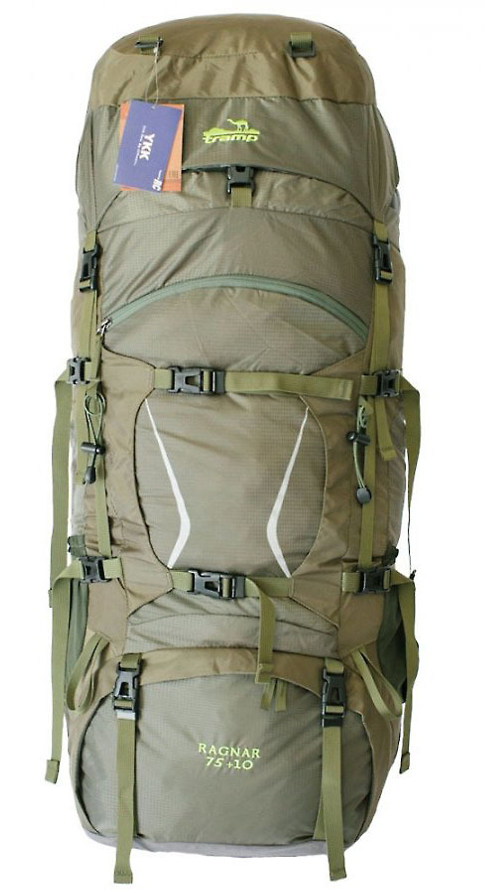 Рюкзак Tramp Ragnar 75+10 (зеленый)