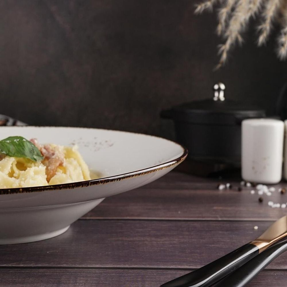 Тарелка глубокая 300 мл d 27 см h6 см Grace Noble [1]