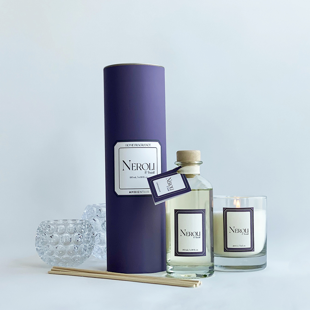 Диффузор ароматический sublime, Нероли и базилик, 180 мл (новый)