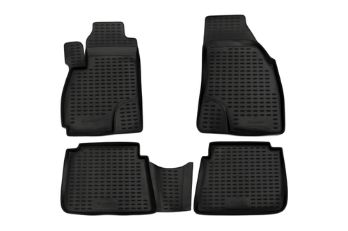 Коврики в салон для HYUNDAI Santa Fe Classic 2001-2006, 4 шт. (полиуретан, серые) арт.NLC.20.11.211