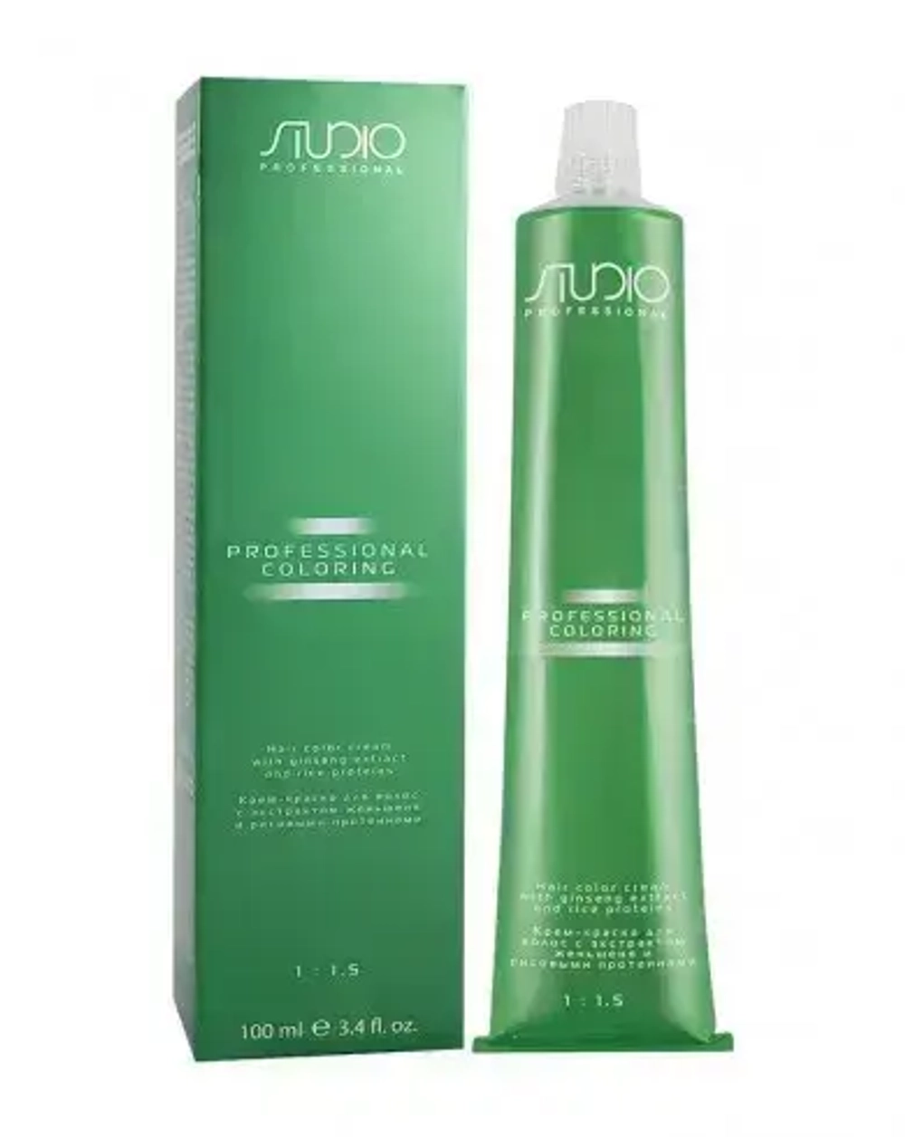 Studio Professional Крем-краска для волос с экстрактом женьшеня и рисовыми протеинами, 8.1 светлый пепельный блонд, 100 мл