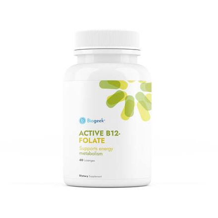 Active B12-Folate 60 lozenges Biogeek