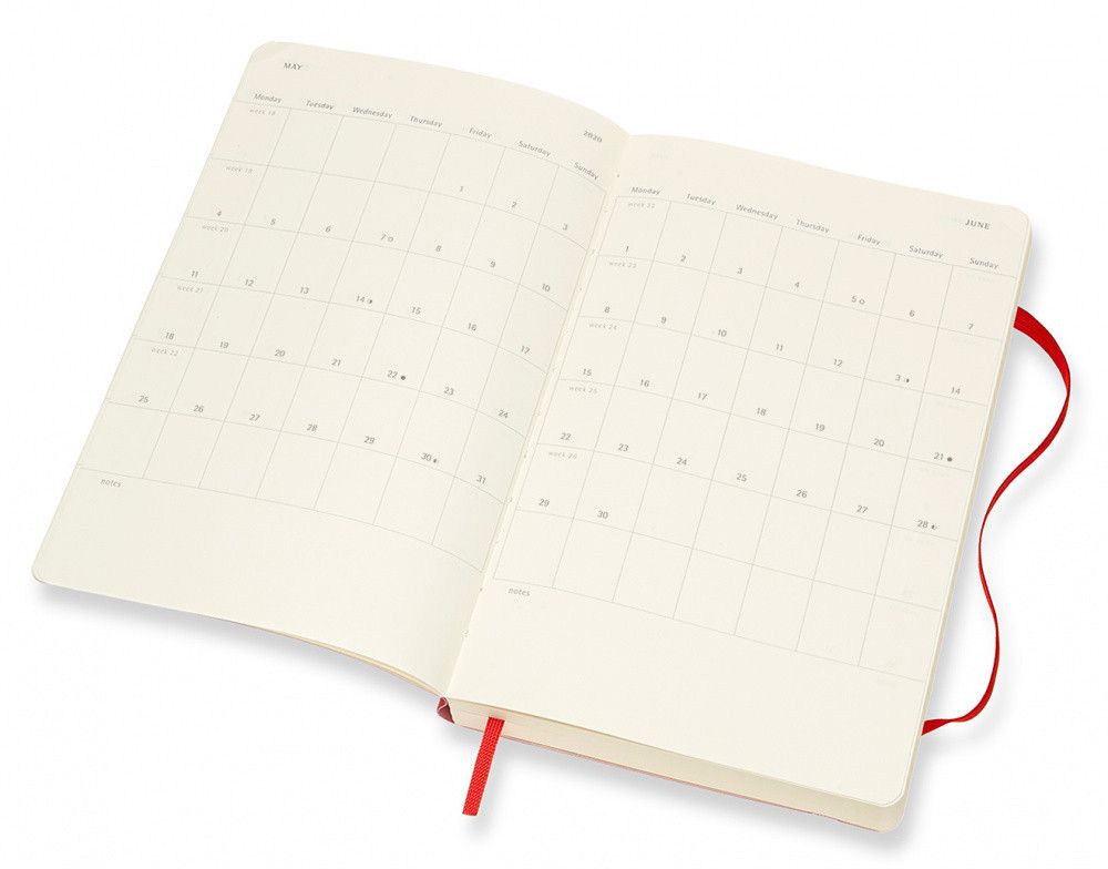 Ежедневник Moleskine Classic мягкая обложка (DSF212DC3)