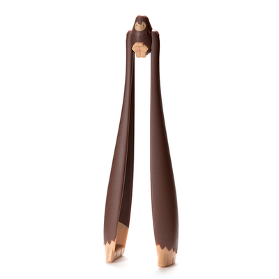 Щипцы салатные big foot коричневые