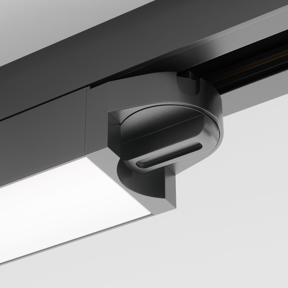 Трековый однофазный светодиодный светильник Maytoni Unity BASIS TR000-1-24W4K-B