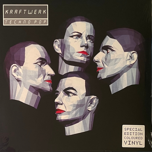 Kraftwerk ‎– Techno Pop 2LP (Германия 2020г.) Clear Т
