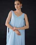 Платье облако в голубом