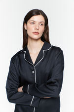 Пижама из тенселя с кантом - размер S