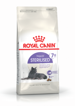 Royal Canin Sterilised +7 для пожилых старше 7 лет стерилизованных кошек и кастрированных котов