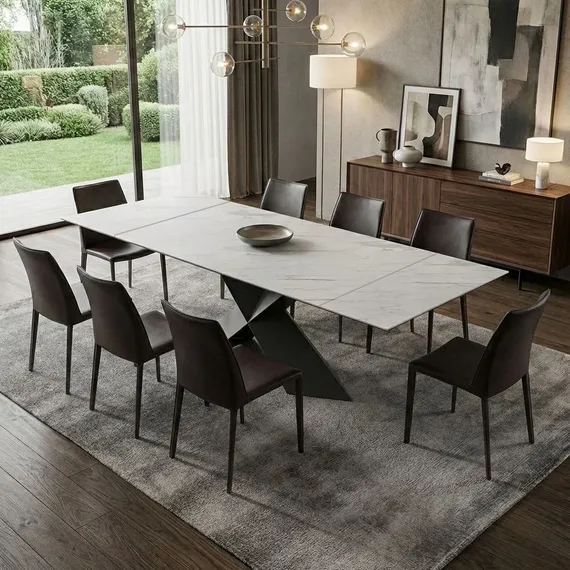 Стул Rolf черная кожа