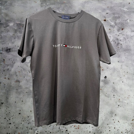Футболка Tommy Hilfiger #5 • Темно-серый