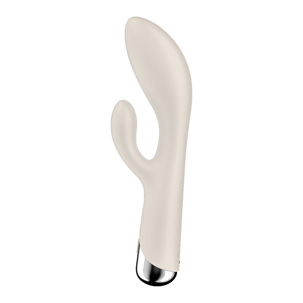 Вибратор кролик Satisfyer Spinning Rabbit 1, бежевый