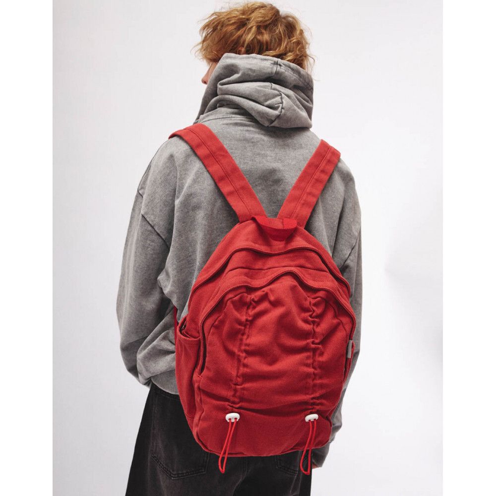 Рюкзак БИЧ хлопковый красный