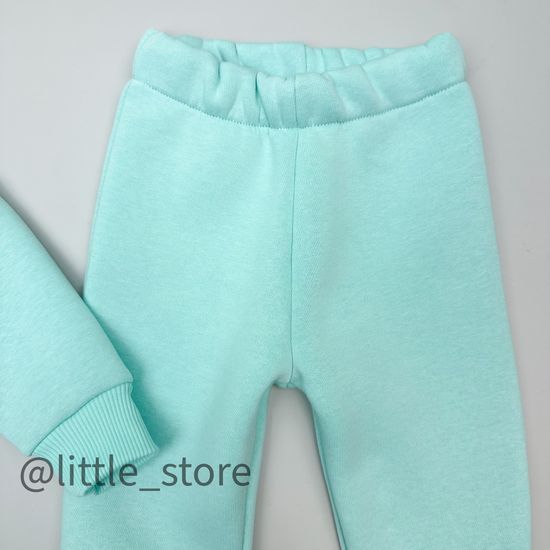 Комплект из футера с начесом "Bright" Мята