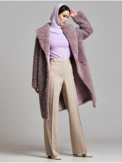 Шуба женская чебурашка тедди эко