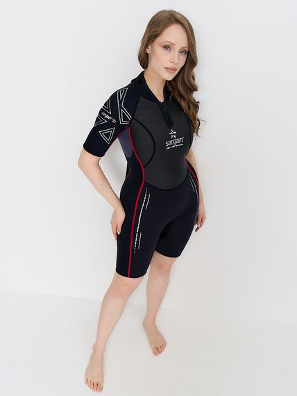 Гидрокостюм Sargan Nero 2.0 Shorty lady 3 мм черный