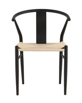 Стул обеденный Wishbone  Style металлический бежевый