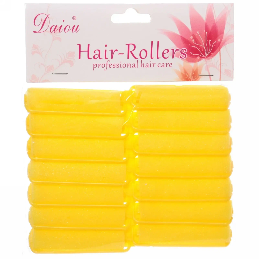 Бигуди поролоновые с зажимом 14шт, цвет микс, d=15мм