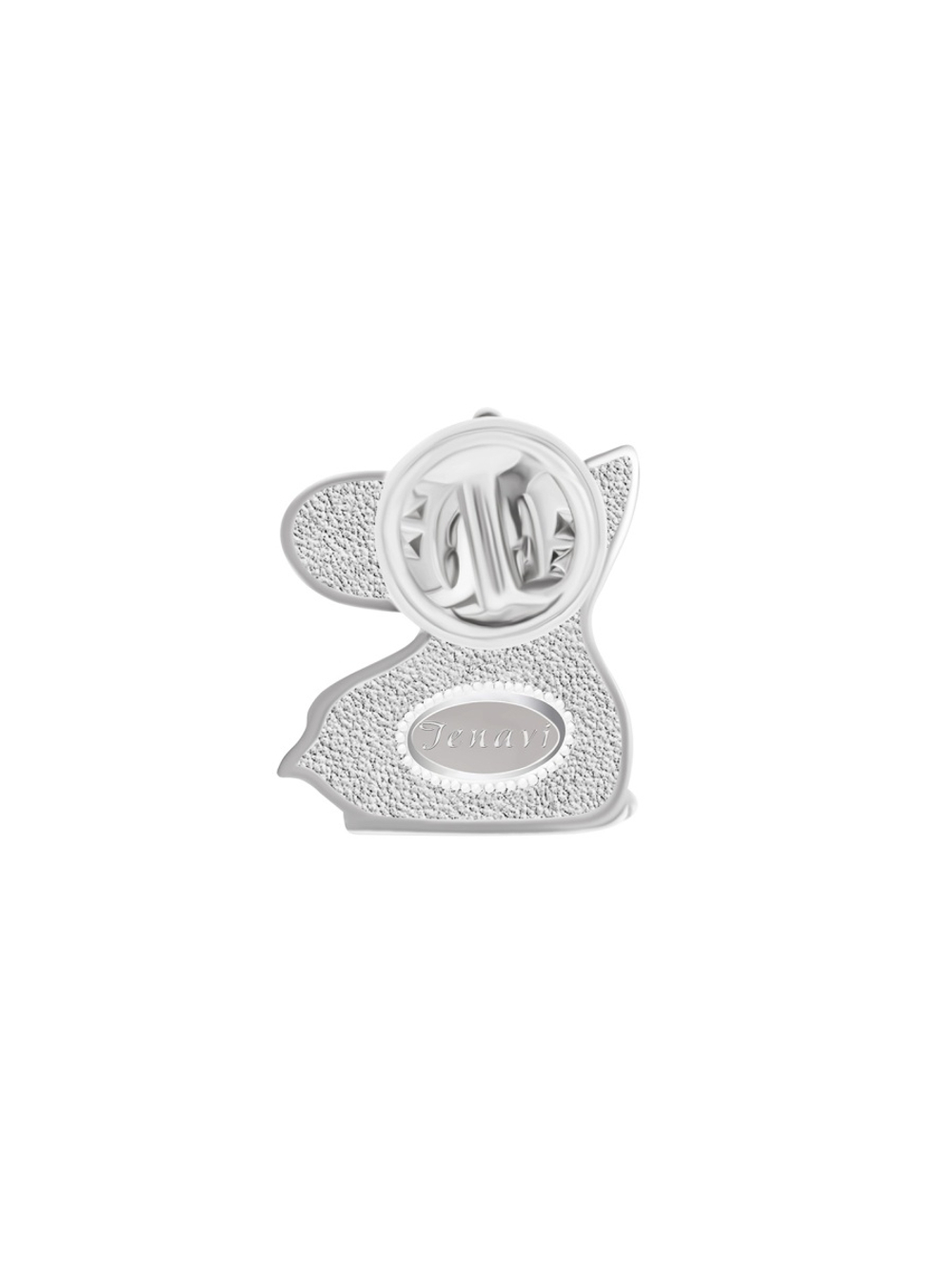 "Свинити" брошь в серебряном покрытии из коллекции "Хрюши" от Jenavi с замком цанга