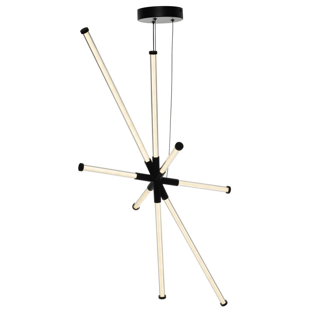 Citilux LUCIA CL217181 Люстра светодиодная подвесная Чёрная