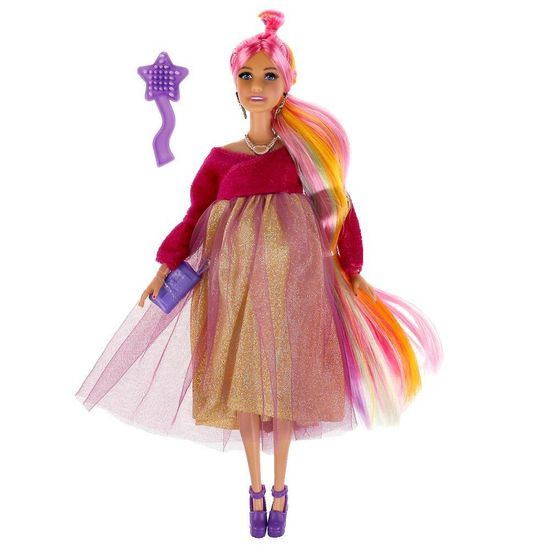 Кукла 29 см София беременная, ресницы, маникюр, руки и ноги сгиб, акс, кор КАРАПУЗ