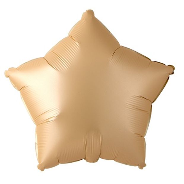 G Шар Звезда 18"/46 см, Сатин Nude (БГ-15)