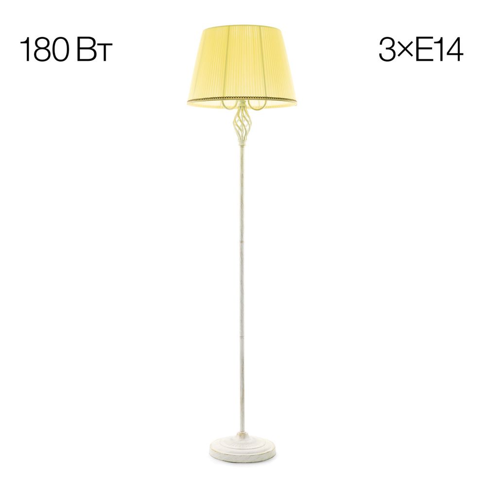 Citilux Вена CL402923 Торшер патина с кремовым абажуром