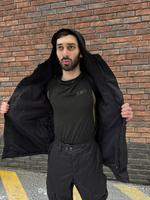 Костюм горка 6 флис осень-зима / черный