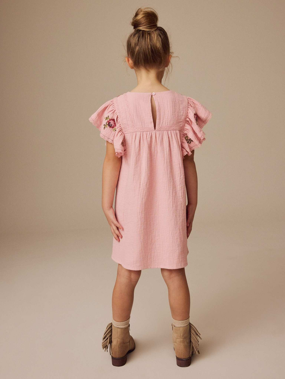 Платье для девочки Next E47-979, Розовый