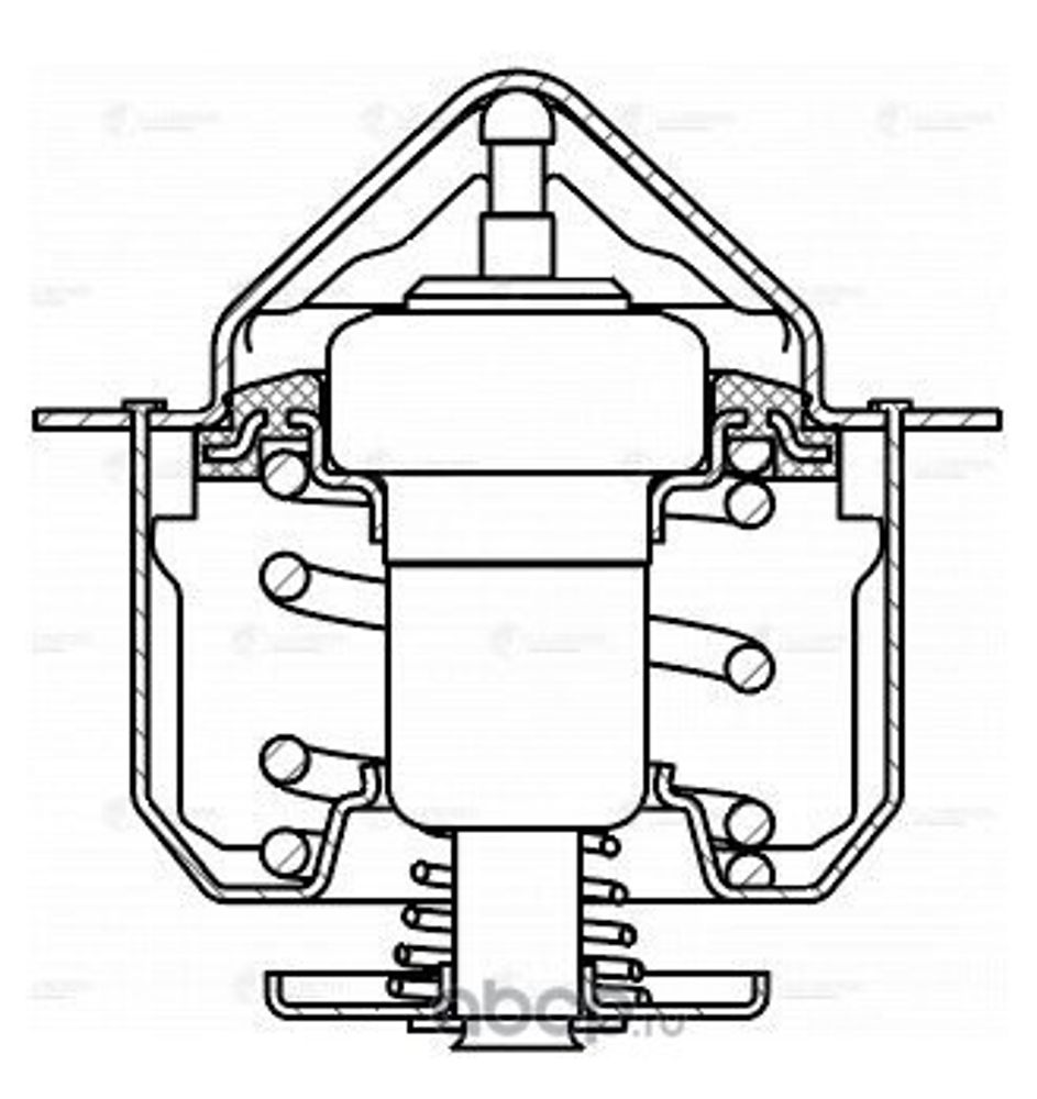 Термостат Hyundai Tucson I Santa Fe Kia Sportage II 85C (элемент) (LUZAR)