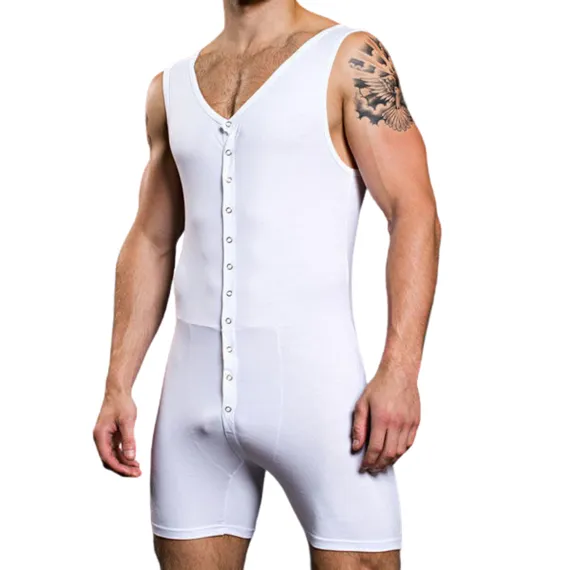 Мужское боди белое Doreanse Man Body 5002