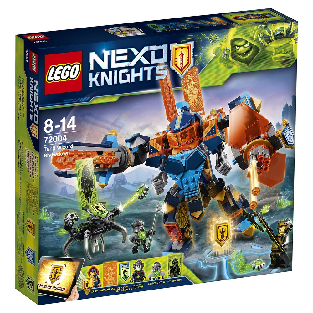 LEGO Nexo Knights: Решающая битва роботов 72004 — Tech Wizard Showdown — Лего Нексо Рыцари