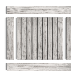 Стеновая панель HiWood декорированная, 270x12 см