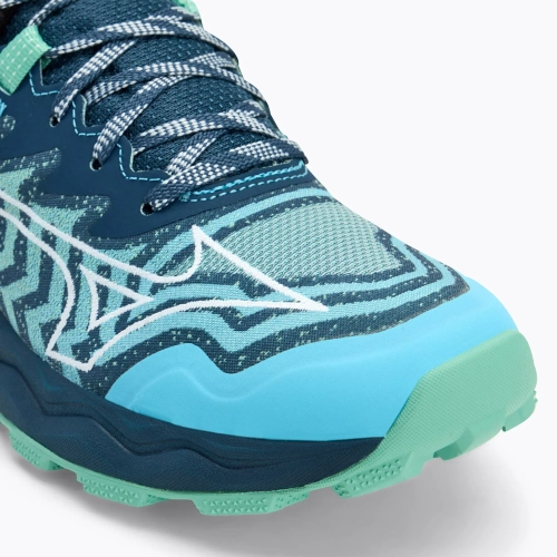 Женские Кроссовки для бега Mizuno Wave Daichi 8 dusty jade green/ white/ river blue