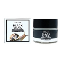 Крем ампульный с муцином чёрной улитки Lebelage Ampule Cream Black Snail 70мл