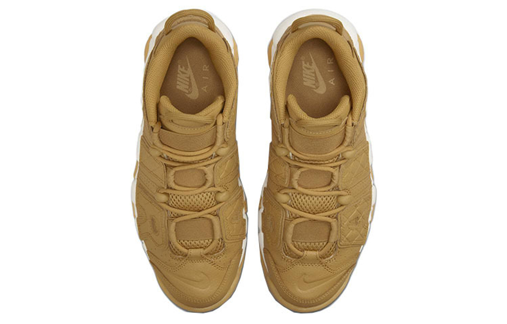 Кроссовки Nike Air More Uptempo Wheat Gum Air (Женская размерная сетка)