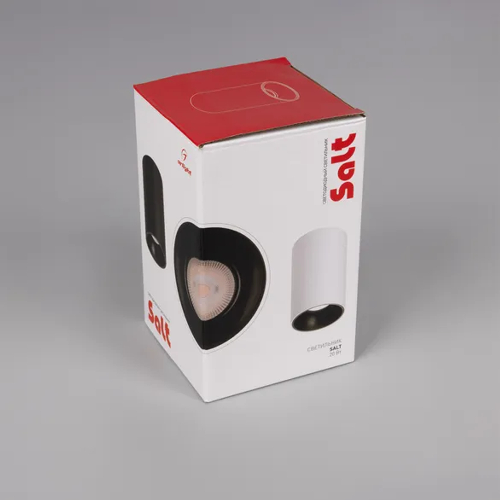 Светильник SP-SALT-R95-20W Warm3000 (WH-BK, 40 deg, 230V) (Arlight, IP54 Металл, 5 лет) 056743