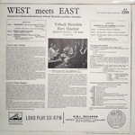 Yehudi Menuhin, Ravi Shankar / West Meets East (LP)